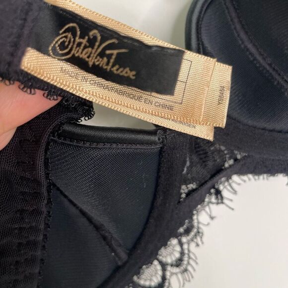 Dita Von Teese Tulip Underwire Bra Animal Print 34C - Picture 4 of 7